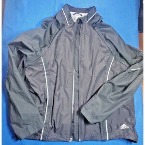 Adidas Supernova Climaproof Convertible Windbreaker Men’s Size XL Black Gray